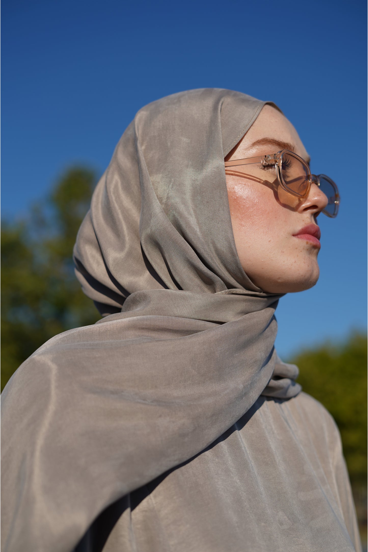 İpek Kupra Bej Şal