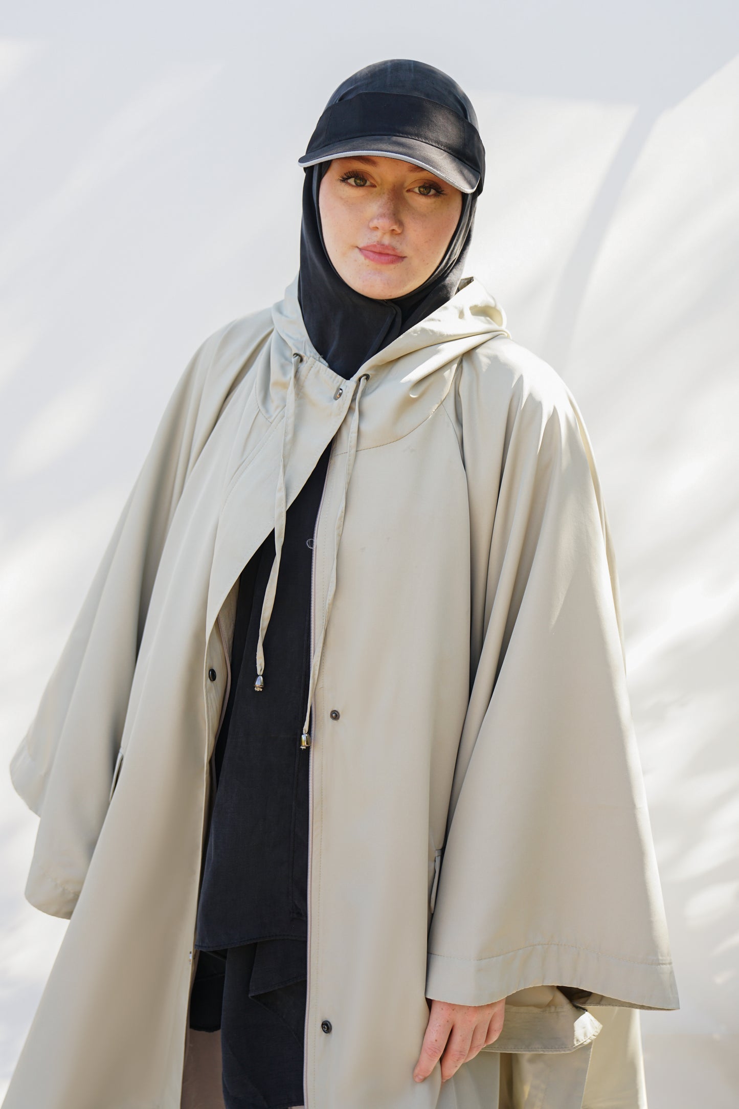 Tesettür Pelerin Yağmurluk - %100waterproof