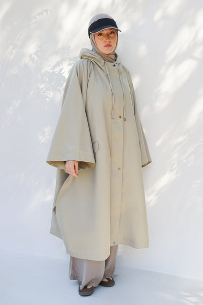 Tesettür Pelerin Yağmurluk - %100waterproof