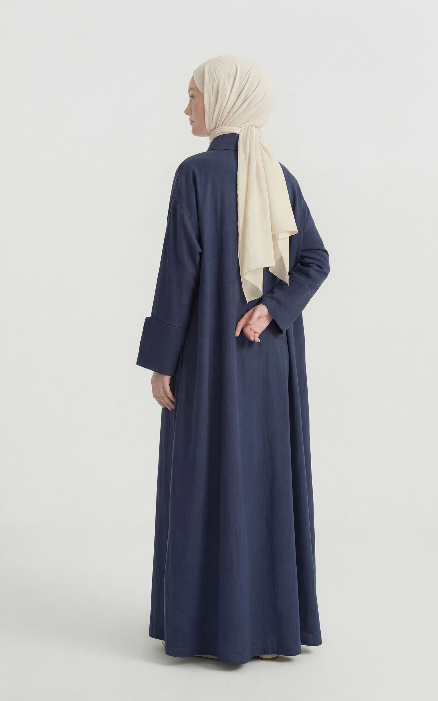 İndigo Tensel Yelek Elbise